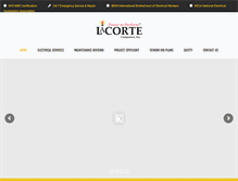 Tablet Screenshot of lacorte.com